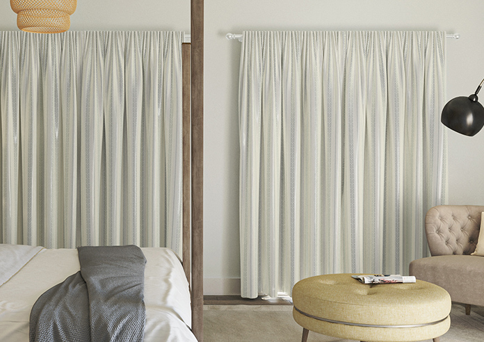 Laurel Stripe, Heritage - Made to Measure Curtains - Image 7